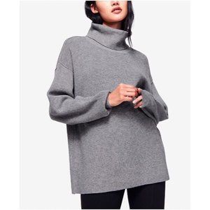 Free People Softly Structured Ribbed Turtleneck